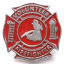 Volunteer Firefighters Concho Snap Set Red 7/8" 1265-62 Stecksstore