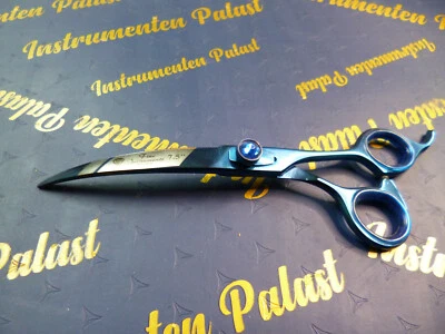 FINE INSTRUMENTS Haarschere für Hunde, Hundehaarschere 7,5" Zoll gebogen