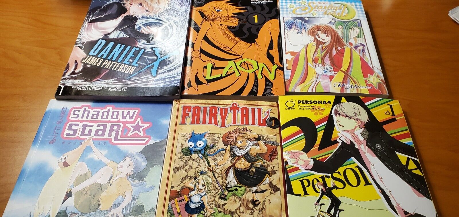 Mixed Lot of 6 Manga #1's  English  Comedy Adventure Fantasy Mystery Romance