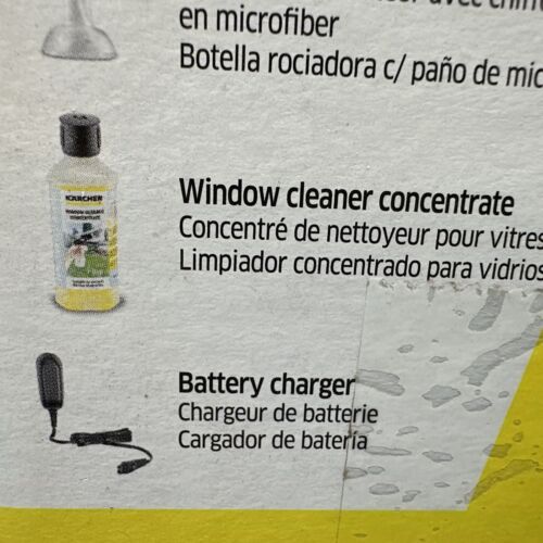 KARCHER Cordless Window Vac Vacuum Electric Squeegee Cleaning Tool NEW {WH4} - Picture 19 of 19
