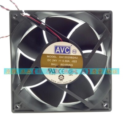 AVC DA12025B24U-022 12025 24V 0.5A 12cm Case Cooling Fan