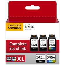 PG-545XL CL-546XL Ink Cartridge for Canon Pixma MG2450 MG2550 TS3150 TS3350 3450