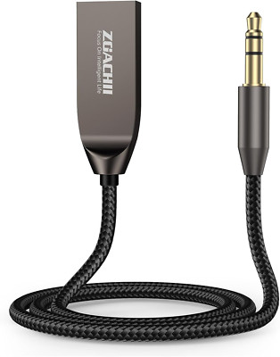 Bluetooth 5.4 Car Aux Adapter, Handsfree Calls, Wireless Music Streaming for Car