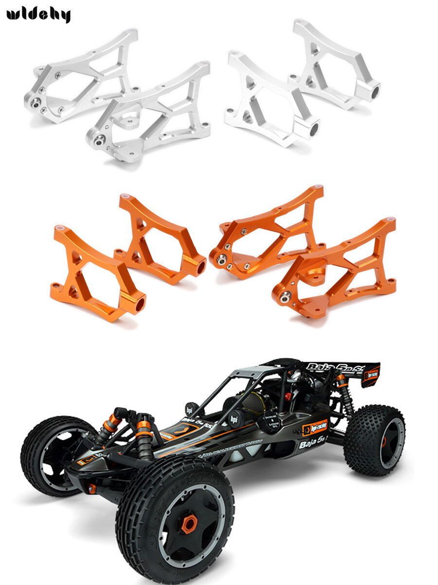 Braccetto Alluminio Hpi Baja Braccetti Alluminio GPM Per HPI Baja 5B/5T - Upgrade Frontale Argento Parti Frontali Argento - Foto 6