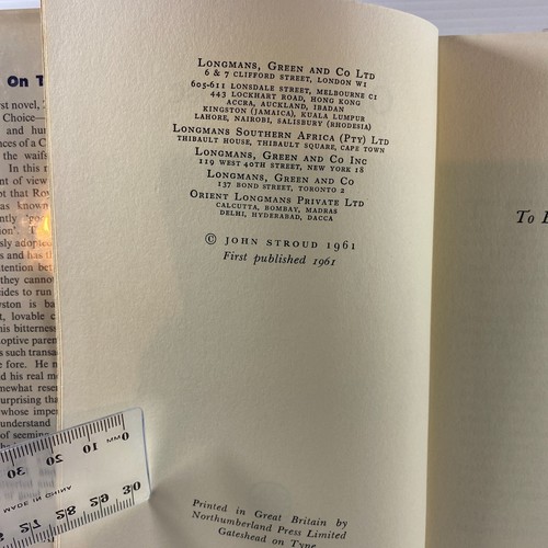On The Loose John Stroud HB Dj 1961 vintage fiction book child care officer - Foto 9 di 18