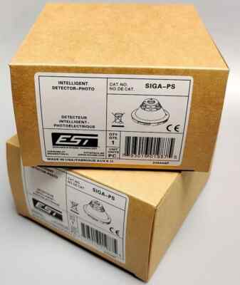 EDWARDS EST SIGA-PS SIGA PS PHOTOELECTRIC SMOKE DETECTOR INTELLIGENT FAST SHIP