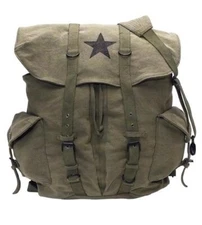 Rothco Vintage Weekender Canvas Backpack With Star