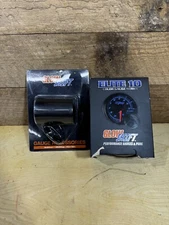 GlowShift Elite 10 Color 0-30 PSI Turbo Boost Gauge Meter W/ Housing