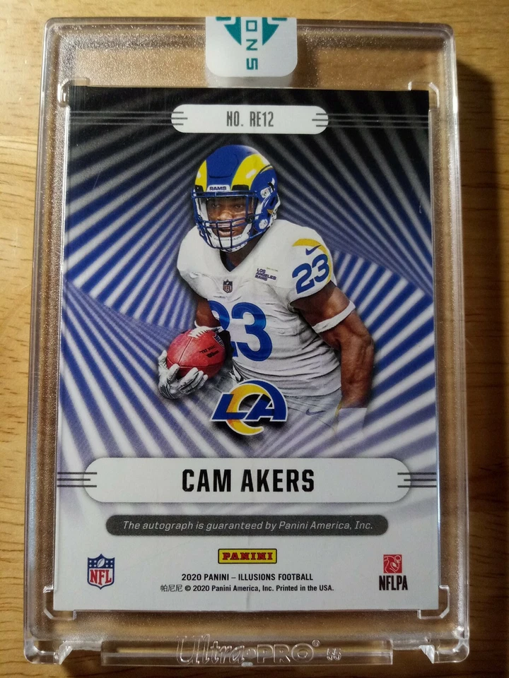 2020 Cam Akers Illusions Football Rookie Auto "11/50" Encased Rams - Image 2 of 2