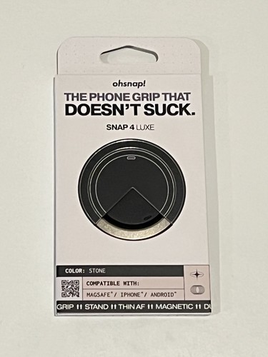 OhSnap Snap 4 Luxe Magnetic Phone Grip for Apple (Magsafe) Only - Stone USED - 第 1/2 張圖片