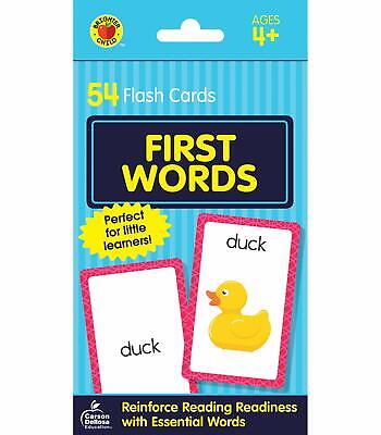 Baby Book First Words Brighter Child Flash Cards 54 Toddler Kid Gift Learning Uk Ebay