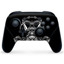 Nintendo Switch Pro Controller Skin Decal Vinyl Wrap - Apocalypse Gas Mask