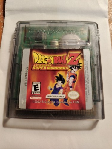 Nintendo Dragon Ball Z Legendary Super Warriors For Gameboy Color And ...