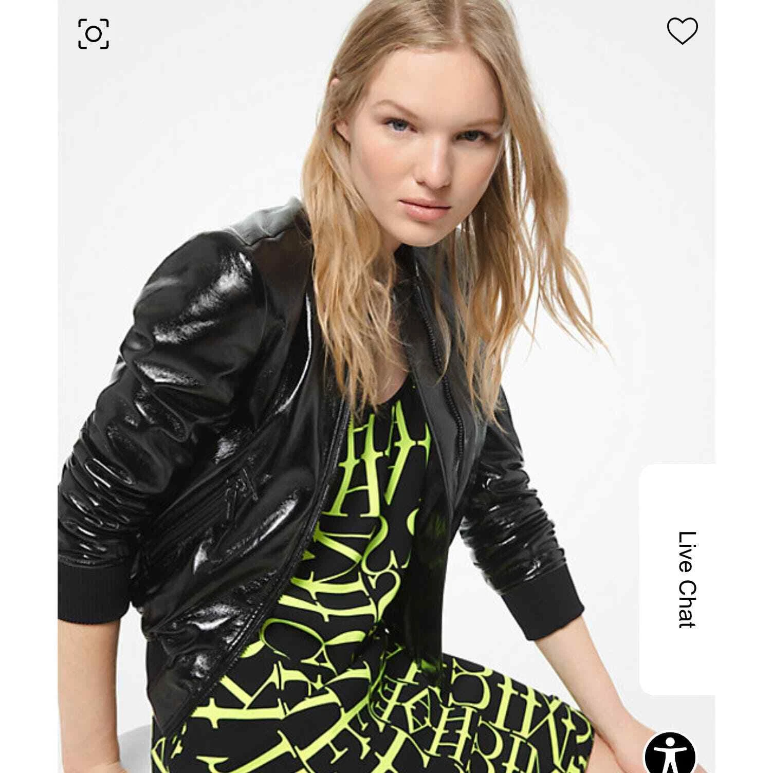 Abito slip MICHAEL Michael Kors logo stampa giornale taglia XXS