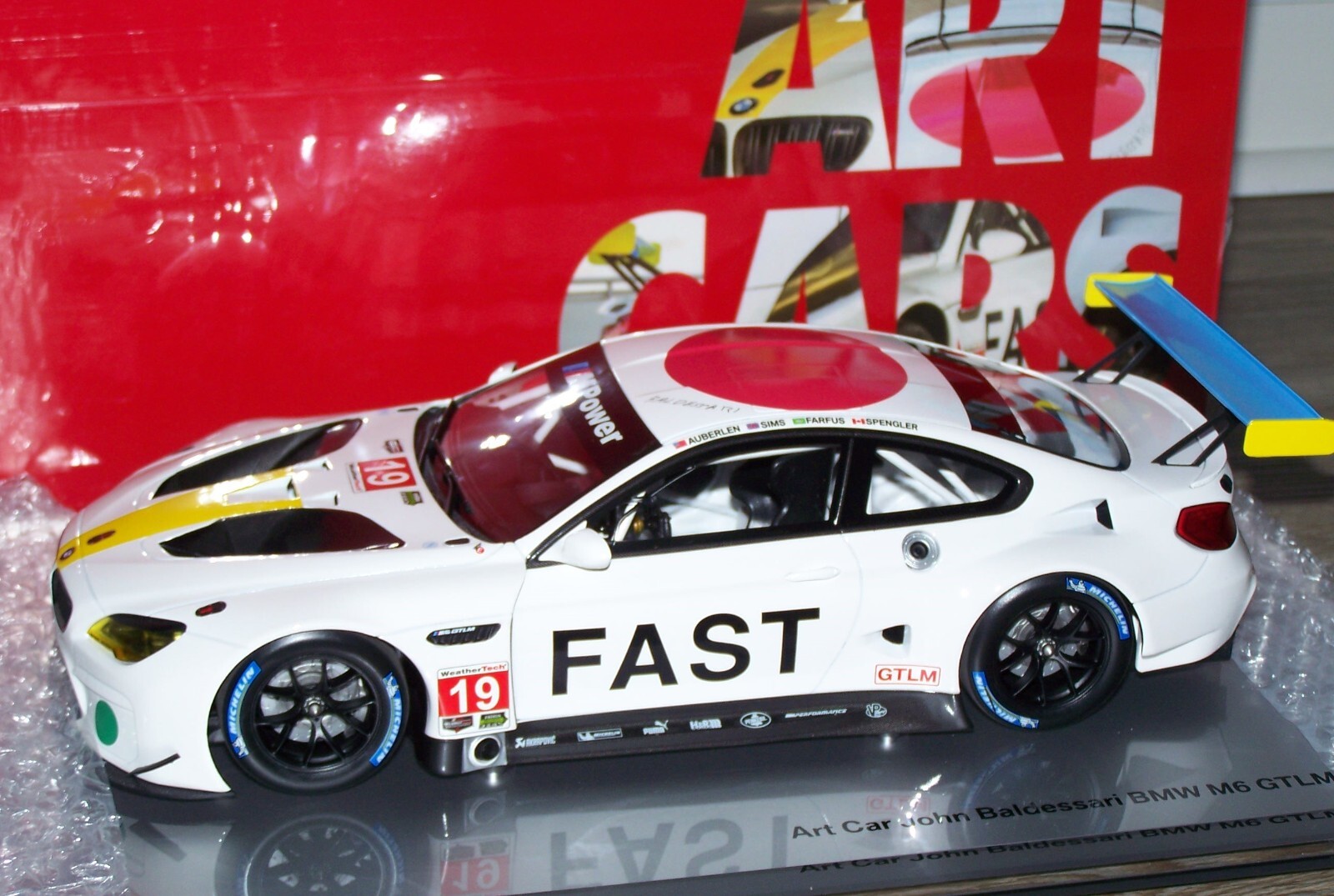BMW M6 GTLM Art Car John Baldessari Kyosho Fertigmodell 