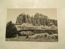 RPPC South Dakota Postcard Castle Butte Chapel in wilds Badlands SD Real Photo