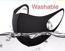 Reusable Washable Outdoor Cloth Protection Face Cover Stretch Fashion Mask Black