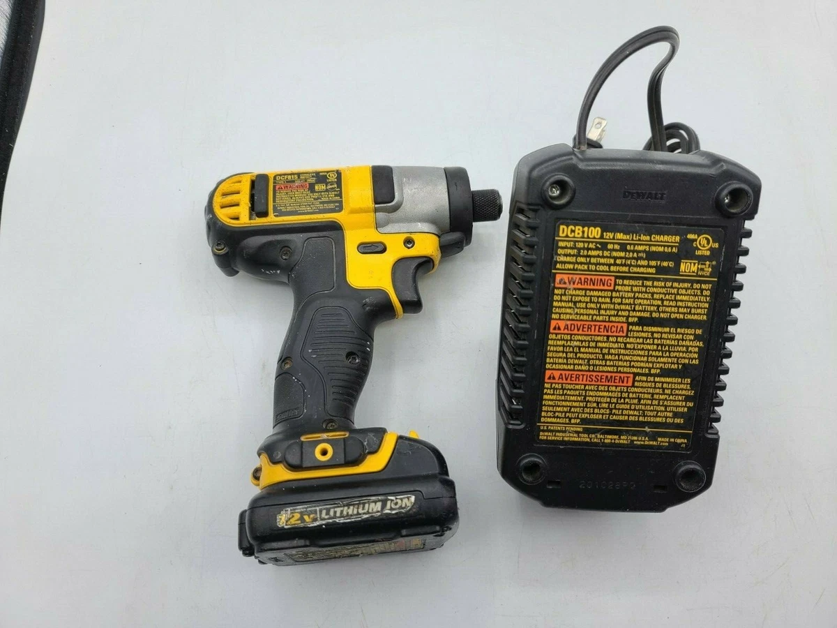 DeWalt DCF815 Type 1 with 2 Batteries and Charger USED TT610 eBay