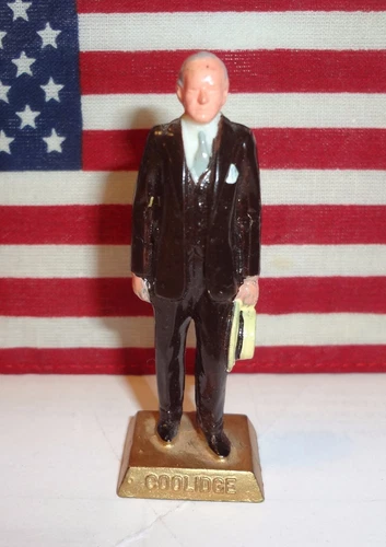 PRESIDENT CALVIN COOLIDGE Vintage 1960s Marx Presidents 2.5" Figure