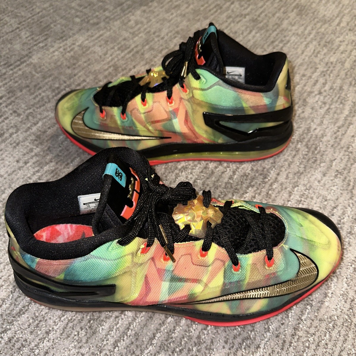 lebron 10 low black gum