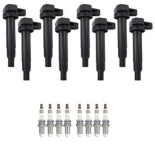 NGK 8 Ignition Coil 8 Ruthenium Spark Plugs Kit For 4Runner Land Cruiser V8