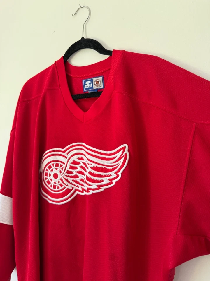 Vintage Starter NHL Detroit Red Wings Jersey – XL - Image 3 of 4