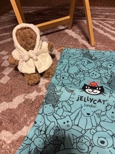 Jellycat Bathrobe Bartholomew Bear NWT-Birthday Gift Cute Toys