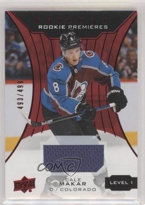 2019 Upper Deck Trilogy Rookie Premieres Level 1 Red Foil /499 Cale Makar 11jd
