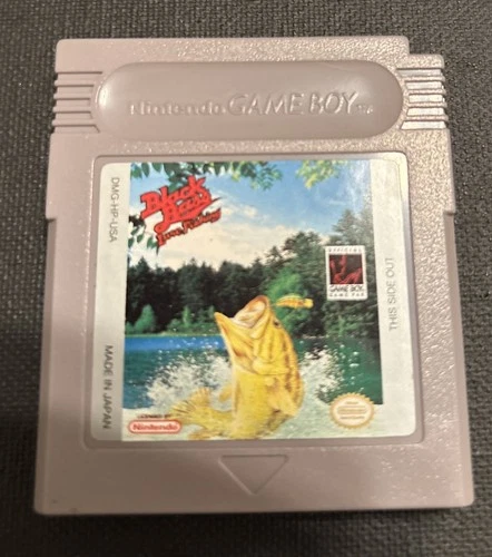Black Bass Lure Fishing Nintendo Gameboy Authentic Cartridge & Case
