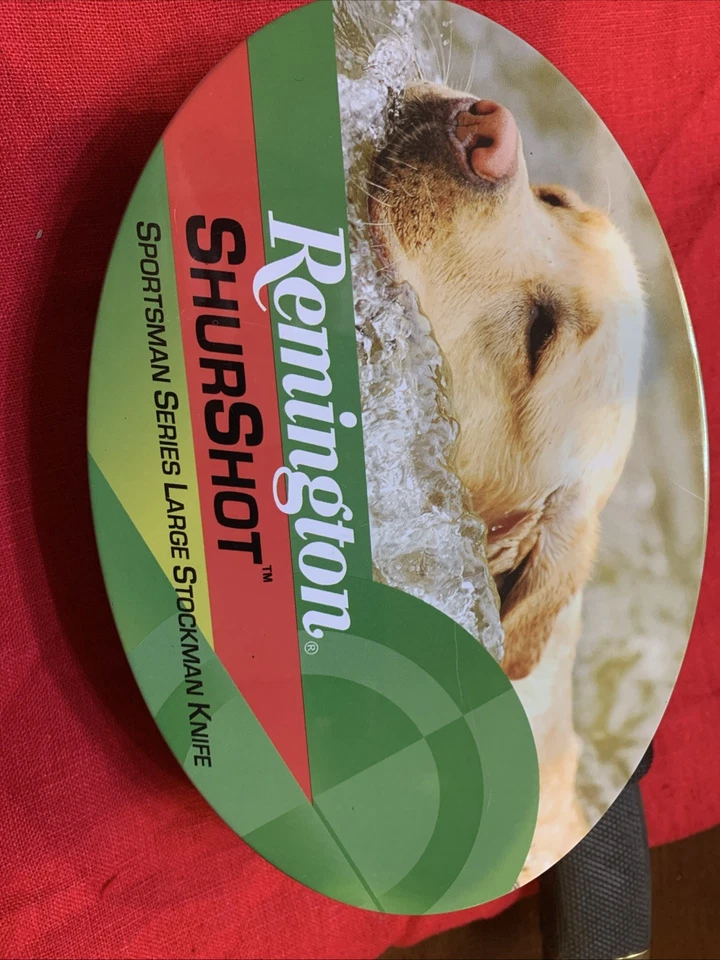 Cuchillo Deportista Remington Juego de Regalo Coleccionista de Lata Cuchillo de Bolsillo Plegable Foto 4 de 4