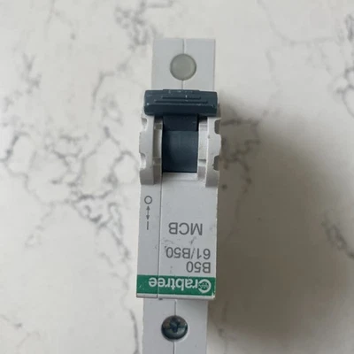 Crabtree Starbreaker 61/B50 50Amp B-Type MCB