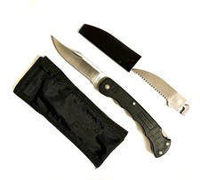Buck V52 / 429 Selector Knife with Clip Point & Saw Blades with Sheath