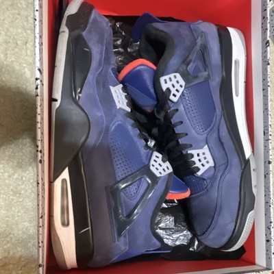 Air Jordan 4 Loyal Blue RETRO WNTR 2019 CQ9597-401 Men's Blue/Black Sneaker