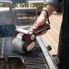 Electric Grill Cleaner with LED Light Stainless Steel Roller Grill CleanerBrush