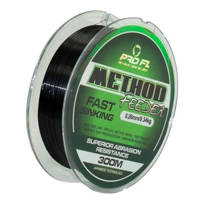 Method Feeder Pro FL 300 m, Fluorocarbon Coating,Angelschnur, schwarz