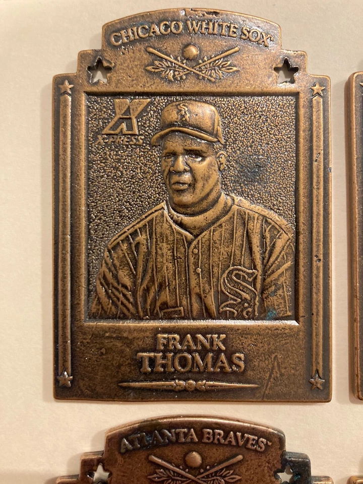 1997 Pinnacle X-Press Metal Works MLB Bronze Card Lot - Image 3 of 4