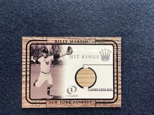2001 Fleer Hit Kings Billy Martin Game Used Bat New York Yankees
