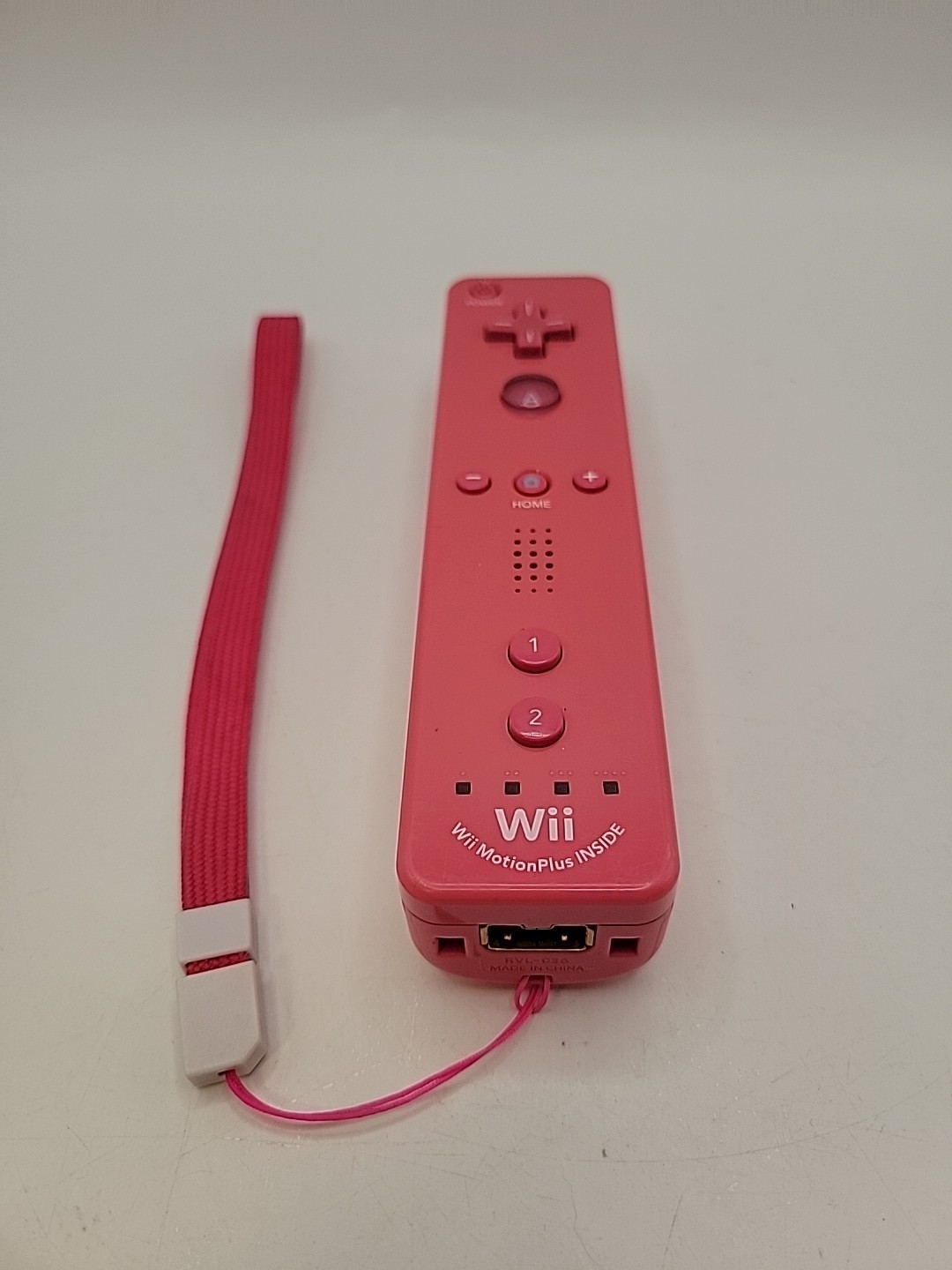 Wii MotionPlus Inside Authentic OEM Pink Controller Nintendo with Hand Strap