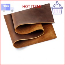 Genuine Leather Tooling Sheets 1.8-2.0MM Thick Full Grain Oil Tan Crazy Horse Co