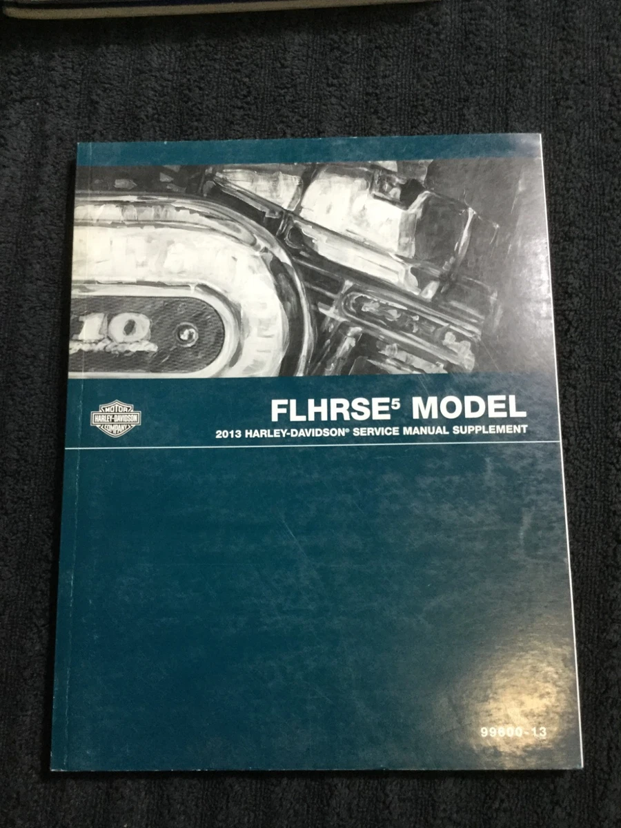 Harley-Davidson 2013 Repair Motorcycle Manuals and Literature for