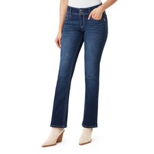 WallFlower Luscious Curvy Bootcut Mid-Rise Insta Stretch Denim Juniors 17