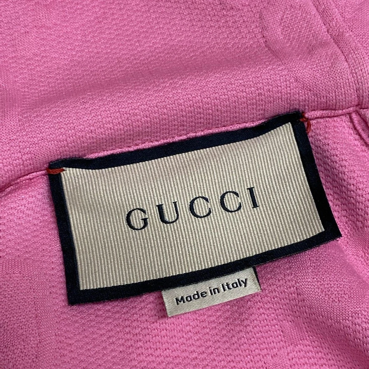 Giacca leggera uomo poliestere rosa verde rosso GUCCI 695726 XJECY originale