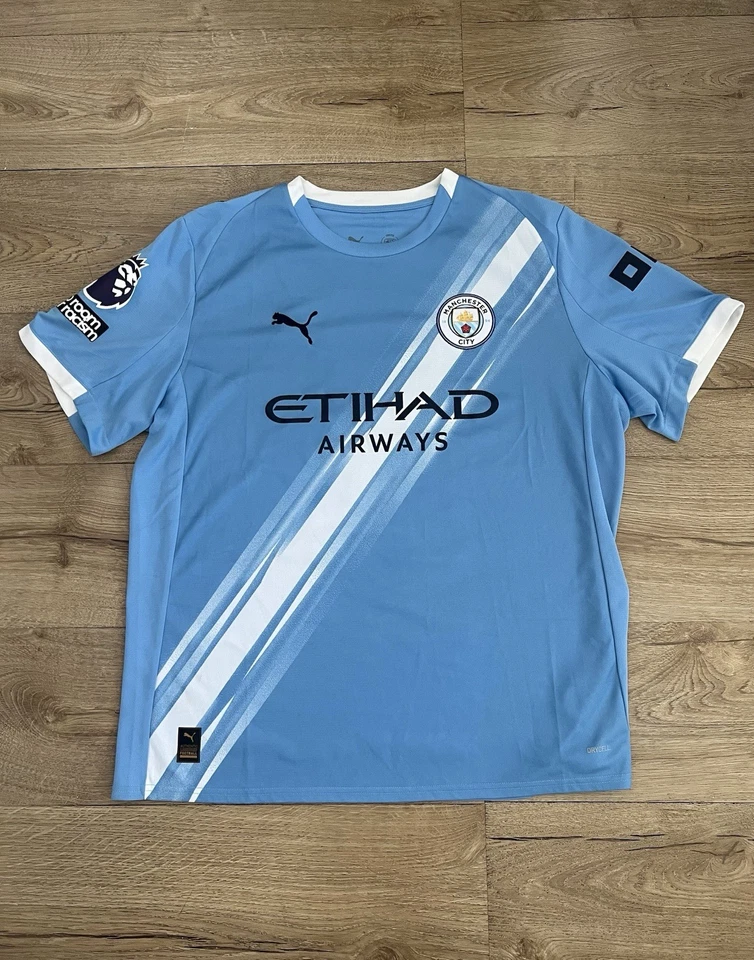 Authentic Manchester City 25/26 Home Kit - Image 2 of 4