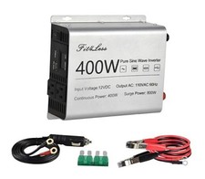 Pure sine Wave Inverter DC 12V Input and AC 110V Output with LCD Display, 400W