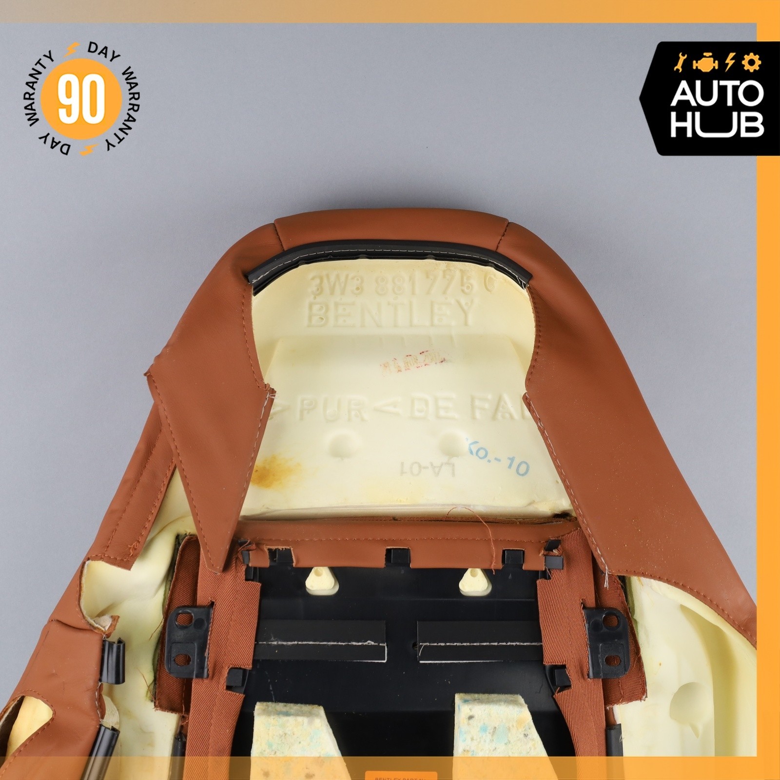 07-11 Bentley Continental GTC GT Front Left Side Seat Upper Cushion OEM 43k