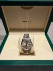 Rolex Datejust vintage Fluted 18k Bezel Stainless Steel Bracelet w/ Box