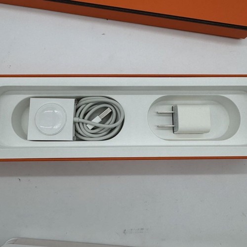 Apple Watch Hermès Series 5 44 mm acier inoxydable espace noir bracelet cellulaire GPS - Photo 2/13