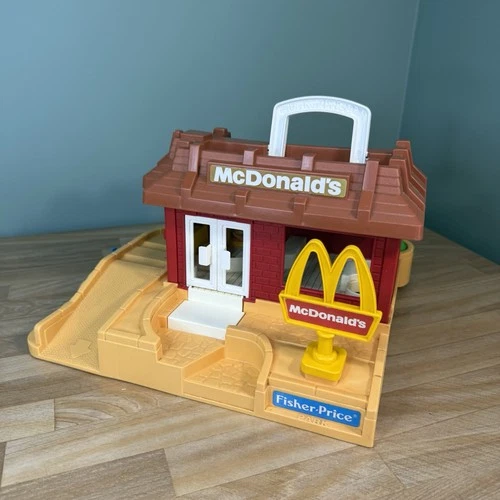 VTG Fisher Price McDonalds 1989 Little People #2552 Toy Playset Restaurant Only