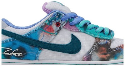 Size 11.5 - Futura Laboratories x Nike Dunk SB Low Bleached Aqua