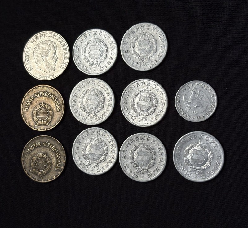 Hungary Coin Lot Forint Fillér Mixed Years 1938-1980 Silver Bronze 11pc
